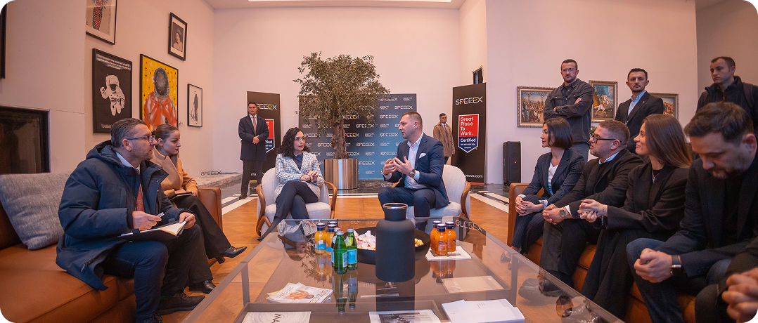 SPEEEX Has the Honor of Welcoming President Vjosa Osmani, Marking a Key Milestone for Kosovo's Outsourcing Industry